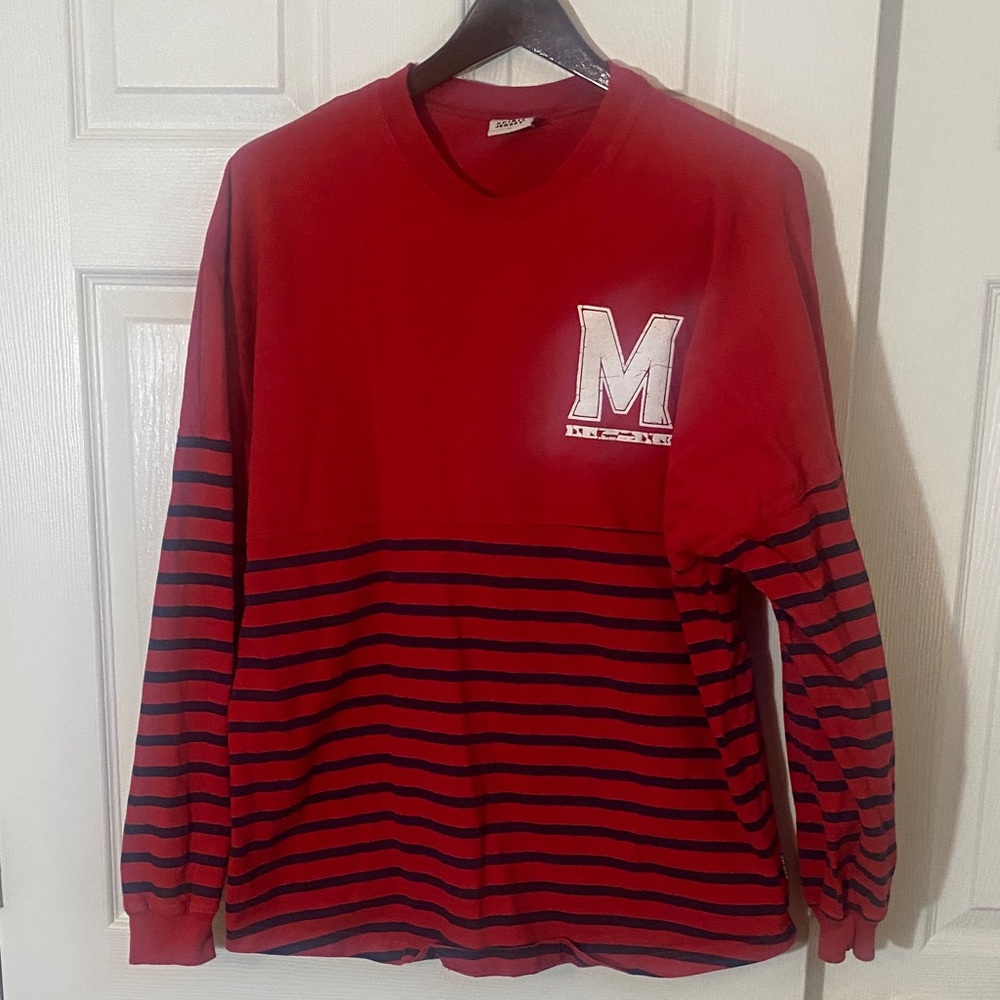 Spirit Jersey Vibrant Red Top University of Maryland Terrapins